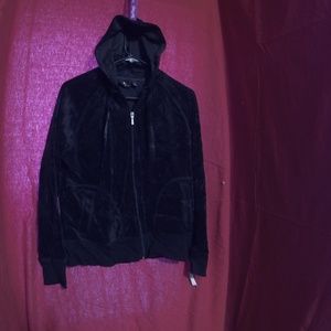 BLACK TEK GEAR  LARGE ZIP UP HOODIE